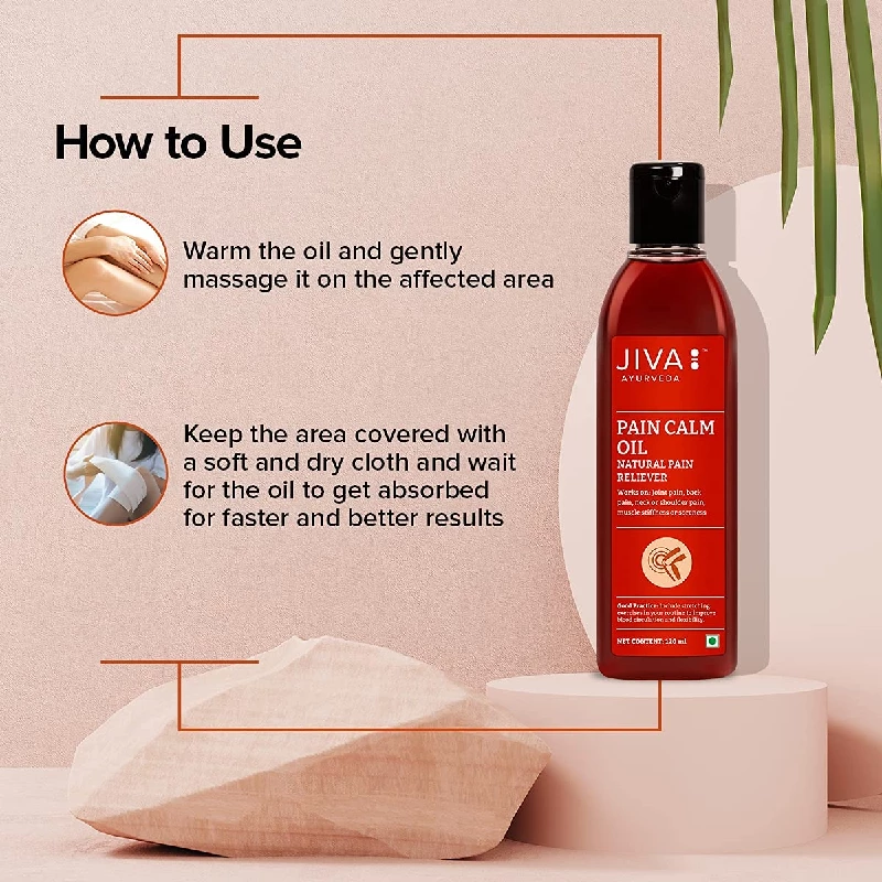 Jiva Ayurvedic Pain Calm Oil, 120 ml-4.webp